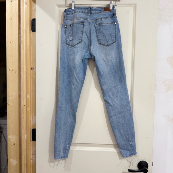 Judy Blue Skinny Jeans Distressed Size 3 - Picture 4 of 9